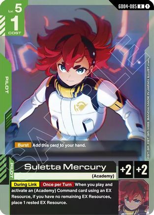 Suletta Mercury - Phantom Aria (GD04-085) Holofoil | Grognard Games