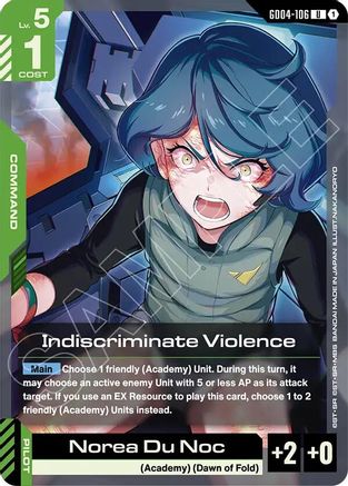 Indiscriminate Violence - Phantom Aria (GD04-106) | Grognard Games
