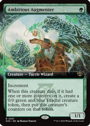 Ambitious Augmenter (Extended Art) (SOS-337) - Secrets of Strixhaven Foil | Grognard Games