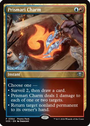 Prismari Charm (PPSOS-364) - Promo Pack: Secrets of Strixhaven Foil | Grognard Games