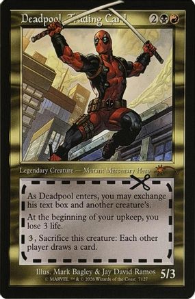 Deadpool, Trading Card (7127) (SLD-7127) - Secret Lair Drop Series Foil | Grognard Games