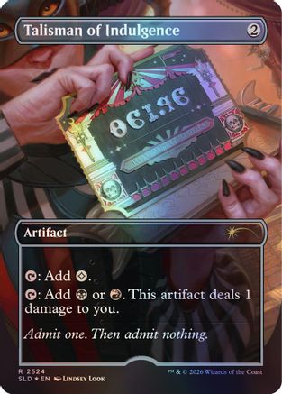 Talisman of Indulgence (SLD-2524) - Secret Lair Drop Series Foil | Grognard Games