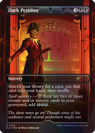 Dark Petition (SLD-2525) - Secret Lair Drop Series Foil | Grognard Games
