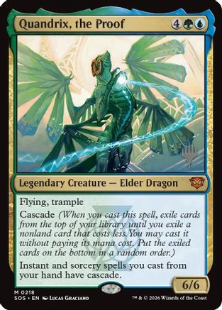 Quandrix, the Proof (PPSOS-218) - Promo Pack: Secrets of Strixhaven Foil | Grognard Games