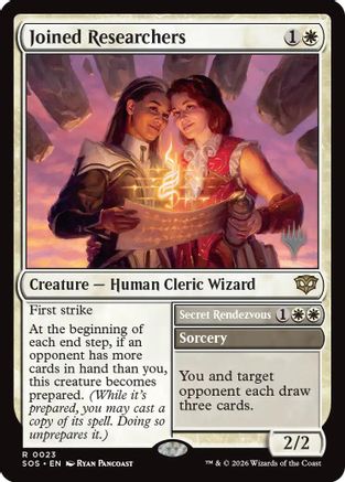 Joined Researchers (PPSOS-023) - Promo Pack: Secrets of Strixhaven Foil | Grognard Games