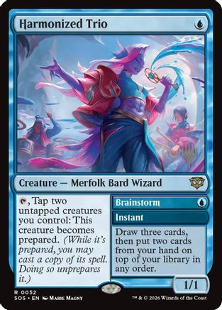 Harmonized Trio (PPSOS-052) - Promo Pack: Secrets of Strixhaven Foil | Grognard Games