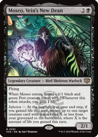 Moseo, Vein's New Dean (PPSOS-091) - Promo Pack: Secrets of Strixhaven | Grognard Games