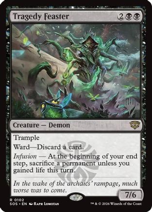 Tragedy Feaster (PPSOS-102) - Promo Pack: Secrets of Strixhaven Foil | Grognard Games