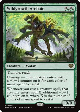 Wildgrowth Archaic (PPSOS-168) - Promo Pack: Secrets of Strixhaven Foil | Grognard Games