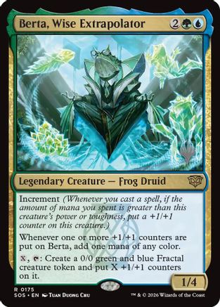 Berta, Wise Extrapolator (PPSOS-175) - Promo Pack: Secrets of Strixhaven | Grognard Games