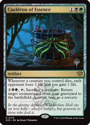 Cauldron of Essence (PPSOS-179) - Promo Pack: Secrets of Strixhaven Foil | Grognard Games