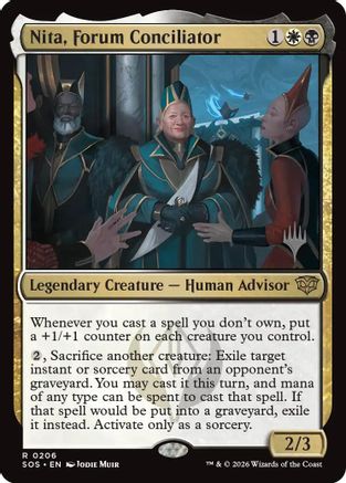 Nita, Forum Conciliator (PPSOS-206) - Promo Pack: Secrets of Strixhaven Foil | Grognard Games