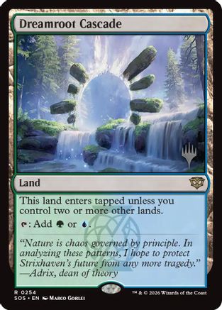 Dreamroot Cascade (PPSOS-254) - Promo Pack: Secrets of Strixhaven Foil | Grognard Games