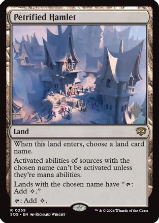 Petrified Hamlet (PPSOS-259) - Promo Pack: Secrets of Strixhaven Foil | Grognard Games
