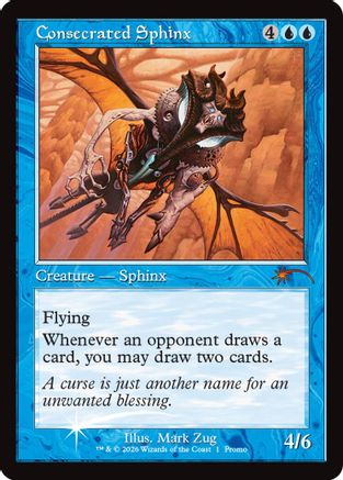 Consecrated Sphinx (Retro Frame) (MFP-001) - MagicFest Cards Foil | Grognard Games