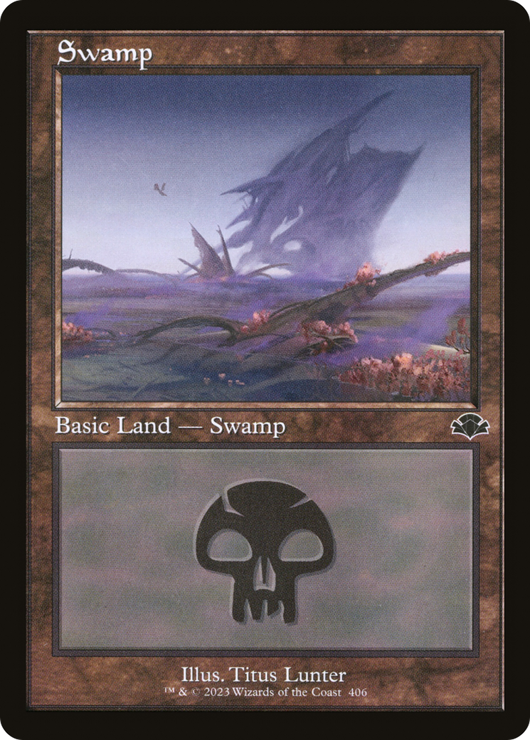 Swamp (406) (Retro) [Dominaria Remastered] | Grognard Games