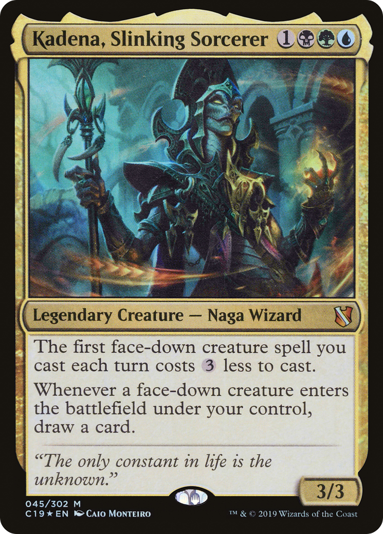 Kadena, Slinking Sorcerer [Commander 2019] | Grognard Games
