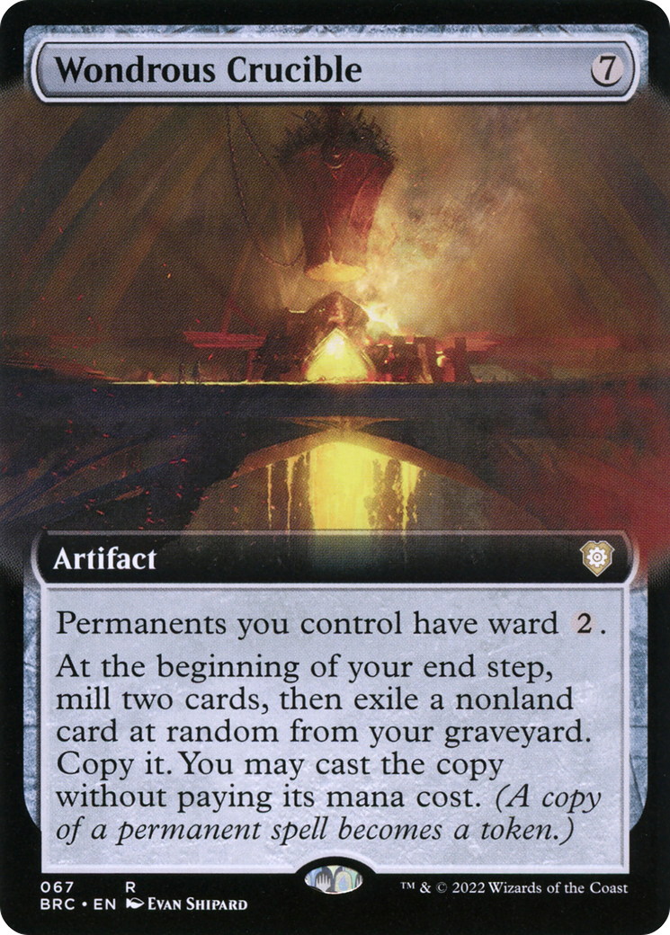 Wondrous Crucible (Extended Art) [The Brothers' War Commander] | Grognard Games