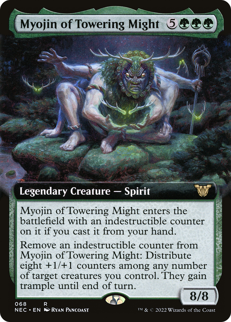 Myojin of Towering Might (Extended) [Kamigawa: Neon Dynasty Commander] | Grognard Games