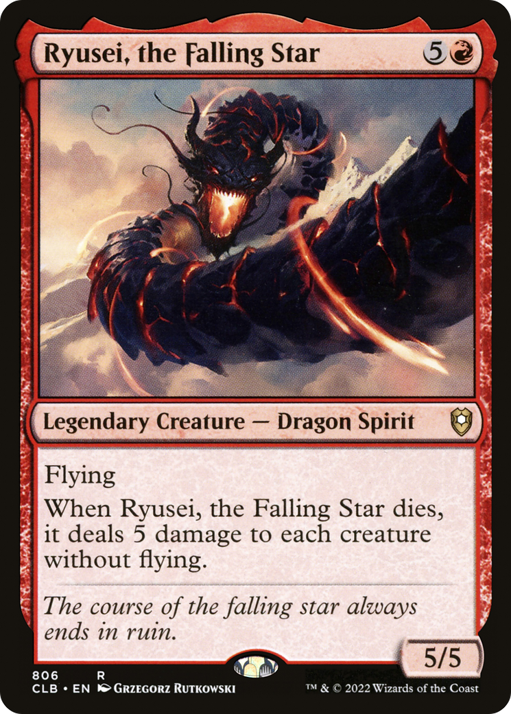 Ryusei, the Falling Star [Commander Legends: Battle for Baldur's Gate] | Grognard Games