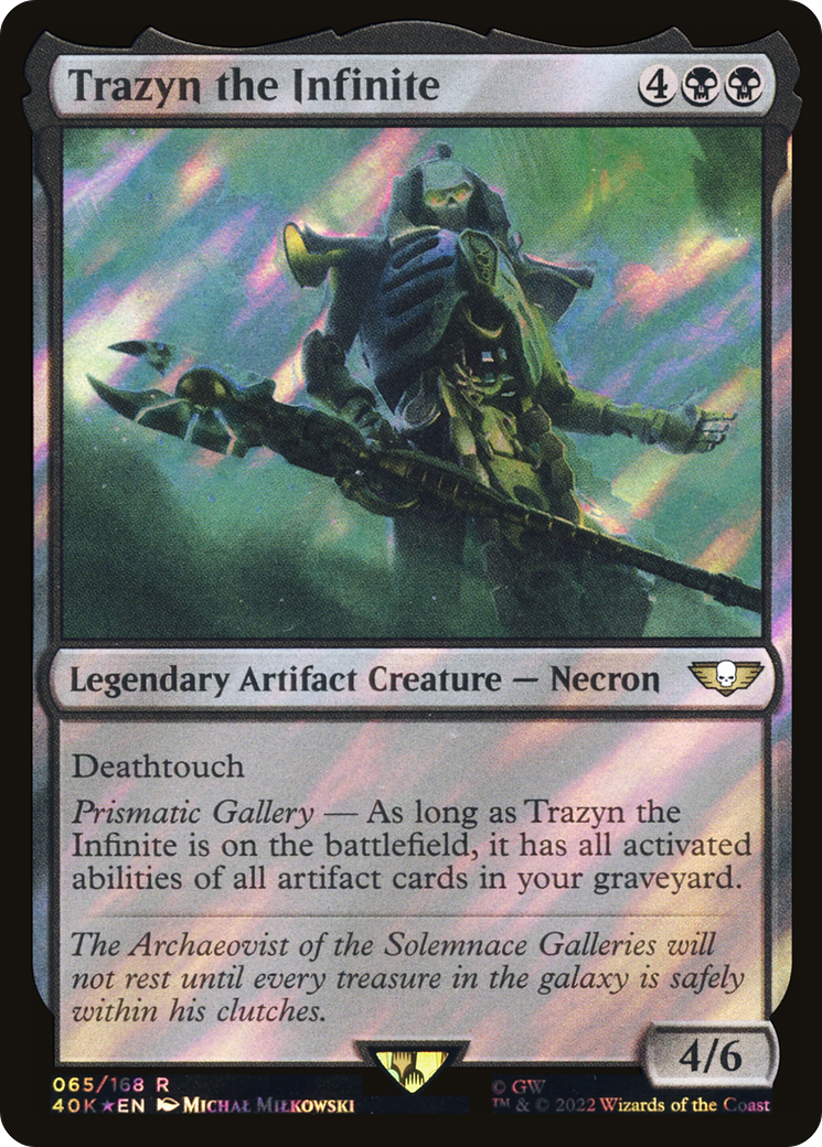 Trazyn the Infinite (Surge Foil) [Universes Beyond: Warhammer 40,000] | Grognard Games