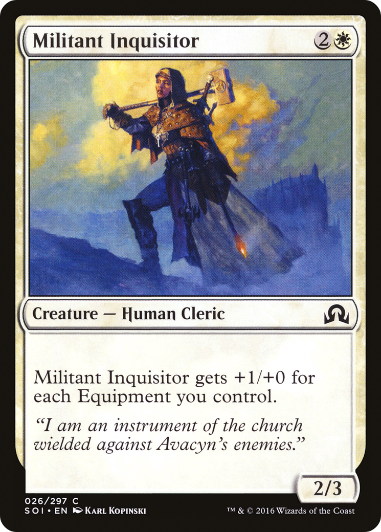 Militant Inquisitor [Shadows over Innistrad] | Grognard Games