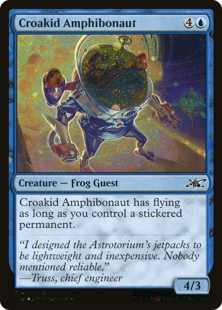 Croakid Amphibonaut (Galaxy Foil) [Unfinity] | Grognard Games