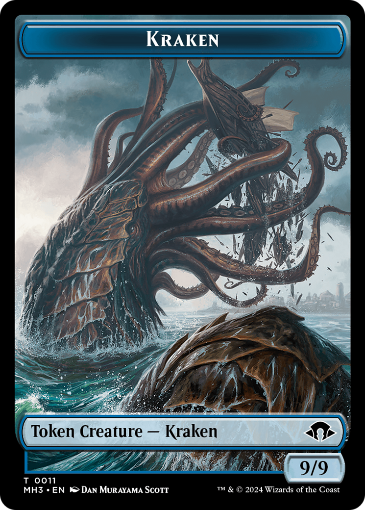 Kraken Token [Modern Horizons 3 Tokens] | Grognard Games