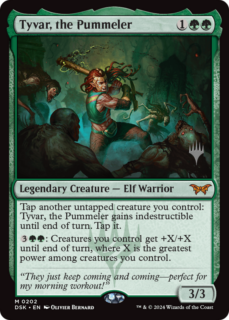 Tyvar, the Pummeler (Promo Pack) [Duskmourn: House of Horror Promos] | Grognard Games