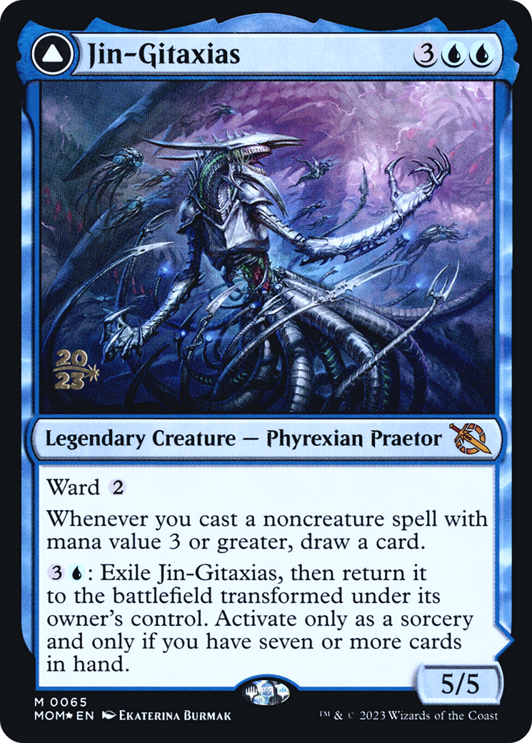 Jin-Gitaxias // The Great Synthesis [March of the Machine Prerelease Promos] | Grognard Games