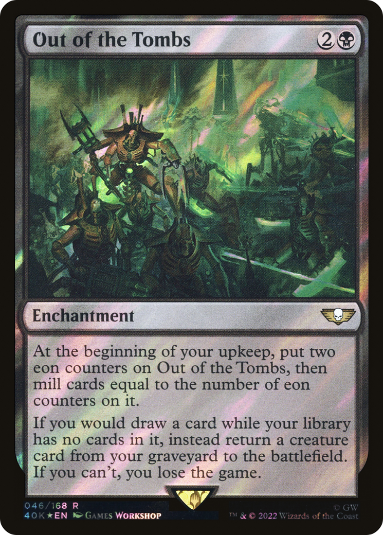 Out of the Tombs (Surge Foil) [Universes Beyond: Warhammer 40,000] | Grognard Games