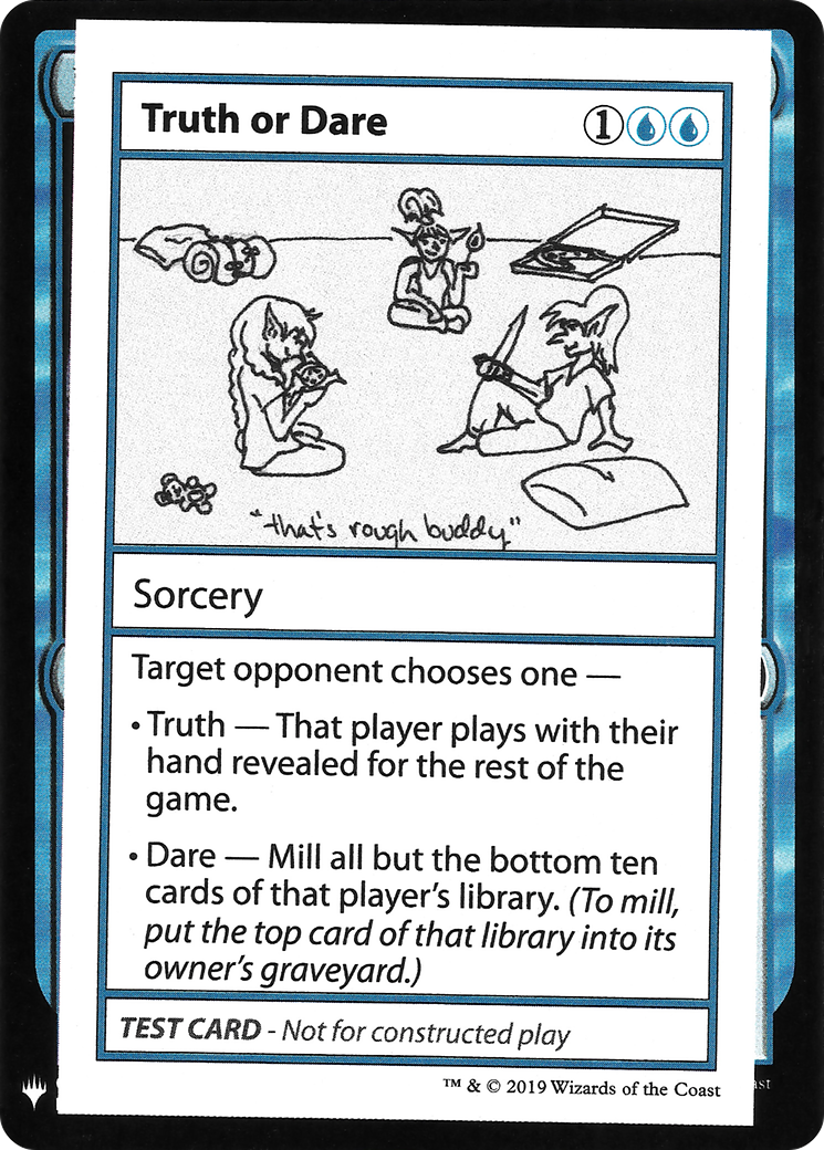 Truth or Dare [Mystery Booster Playtest Cards] | Grognard Games