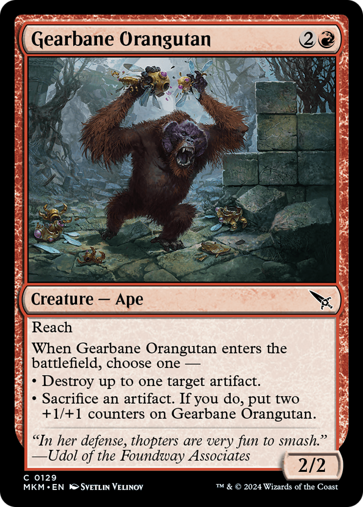 Gearbane Orangutan [Murders at Karlov Manor] | Grognard Games