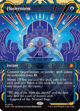 Flusterstorm (SOA-018) - Secrets of Strixhaven: Mystical Archive Foil | Grognard Games