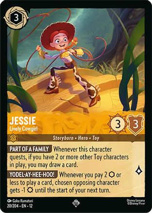 Jessie - Lively Cowgirl (20/204) - Wilds Unknown | Grognard Games