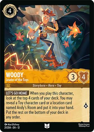 Woody - Leader of the Toys (21/204) - Wilds Unknown | Grognard Games