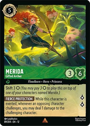 Merida - Gifted Archer (89/204) - Wilds Unknown Cold Foil | Grognard Games