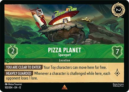 Pizza Planet - Spaceport (102/204) - Wilds Unknown Cold Foil | Grognard Games