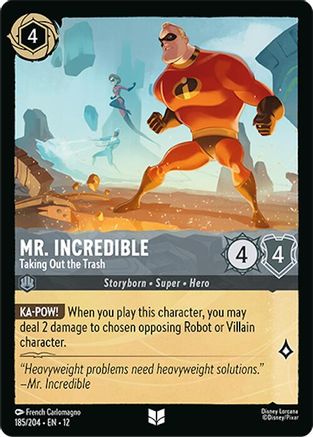Mr. Incredible - Taking Out the Trash (185/204) - Wilds Unknown | Grognard Games