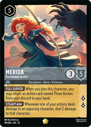 Merida - Formidable Archer (191/204) - Wilds Unknown Cold Foil | Grognard Games
