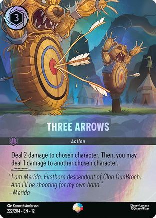 Three Arrows (Epic) (222/204) - Wilds Unknown Holofoil | Grognard Games