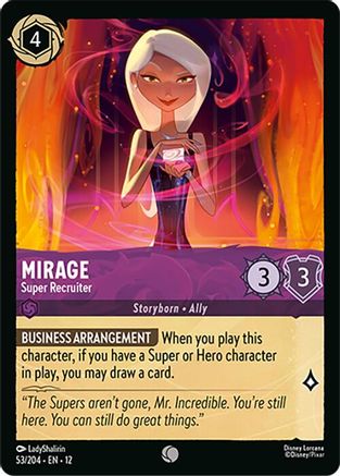 Mirage - Super Recruiter (53/204) - Wilds Unknown Cold Foil | Grognard Games