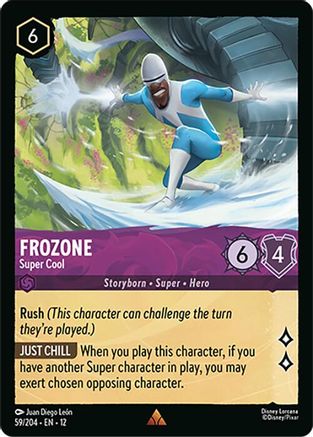 Frozone - Super Cool (59/204) - Wilds Unknown Cold Foil | Grognard Games