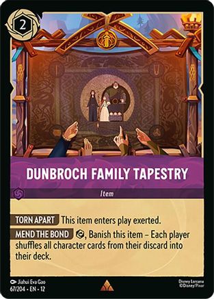 DunBroch Family Tapestry (67/204) - Wilds Unknown Cold Foil | Grognard Games