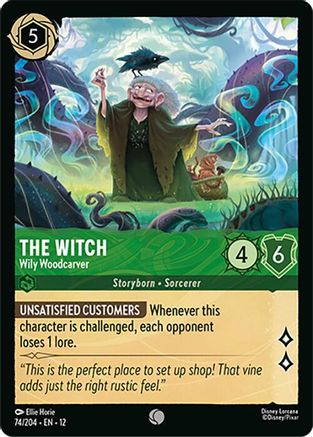 The Witch - Wily Woodcarver (74/204) - Wilds Unknown Cold Foil | Grognard Games