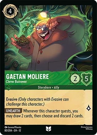 Gaetan Moliere - Clever Burrower (80/204) - Wilds Unknown Cold Foil | Grognard Games