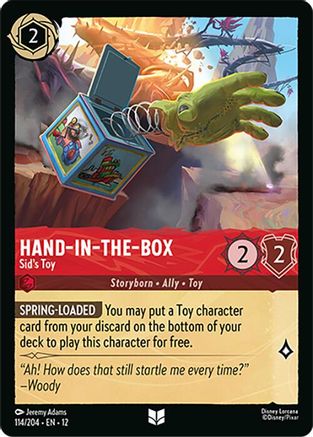 Hand-in-the-Box - Sid's Toy (114/204) - Wilds Unknown Cold Foil | Grognard Games