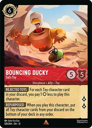 Bouncing Ducky - Sid's Toy (120/204) - Wilds Unknown Cold Foil | Grognard Games