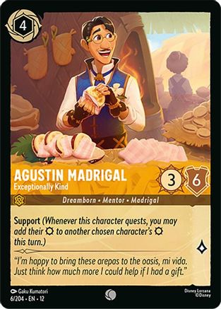 Agustin Madrigal - Exceptionally Kind (6/204) - Wilds Unknown Cold Foil | Grognard Games