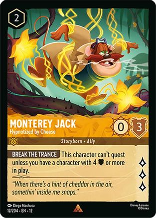 Monterey Jack - Hypnotized by Cheese (12/204) - Wilds Unknown Cold Foil | Grognard Games